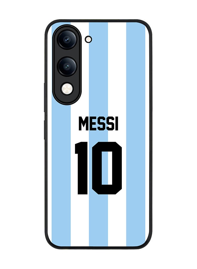 For vivo Y29s 5G / Y19s 5G Case,Slim fit Camera Protection, Shockproof Thin Phone cover  - Football - Argentina,  Messi